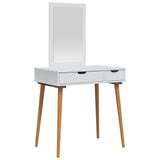 Dressing Table Set FAUSKE 2 pcs White 76 x 50 x 143 cm 3438572