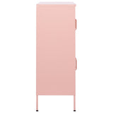 Storage Cabinet Pink 80x35x101.5 cm Steel 336139