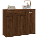 ZNTS Sideboard Brown Oak 88x30x70 cm Engineered Wood 815368