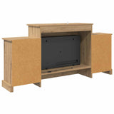 Electric Fireplace Artisan Oak 140 x 30 x 67 cm Engineered wood 8021150