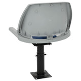 Boat Seats 2 pcs with Pedestal Height Adjustable 360&deg Rotatable 3294956