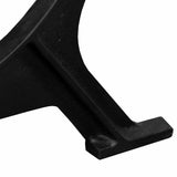 Dining Table Legs 2 pcs O-Frame Cast Iron 245426