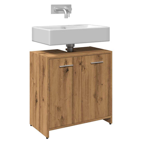 ZNTS Bathroom Sink Cabinet Artisan Oak 60x33x60 cm Engineered Wood 856040