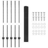 Welded Wire Fence with Post 10 x 1 m 3336563