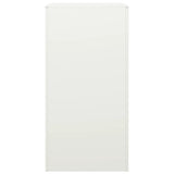 Firewood Rack White 60x40x80 cm Steel 850997