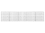 Gabion with 5 mm Wire and 5x5 cm Mesh 500x20x150 cm 3464092