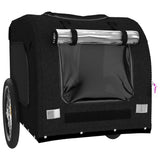 Pet Bike Trailer Black Oxford Fabric and Iron 93842