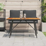 Dining Table Brown 110 x 55 x 62 cm Solid Acacia Wood 4108269