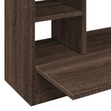 Wall-Mounted Desk Brown Oak 105x48x75 cm Engineered Wood 847974