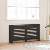 Radiator Cover Black 152x19x81.5 cm MDF 288186