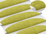 Self-adhesive Stair Mats 15 pcs Green 80 x 24.5 x 3.5 cm 42038662