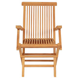 7 Piece Garden Dining Set Solid Teak Wood 3059596