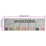 Kitchen Rug Washable Shoezone 60x180 cm Velvet 136562