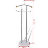 Valet Stand Coat Shirt Organizer Metal Frame 240731