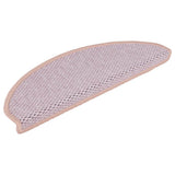 Stair Mats Self-adhesive Sisal-Look 15 pcs 65x21x4 cm Pink 326876