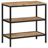 Console Table 70x35x70 cm Solid Rough Wood Mango 374072