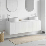 Bathroom Cabinet Set 3 pcs High Gloss White 3405731