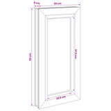 Cellar Window Internal Colour White RISOR 35 x 50 cm 42047973