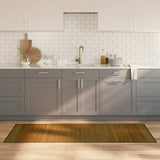Rug Rectangular Brown70x200 cm Bamboo 376872