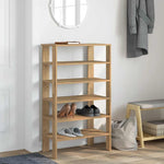 ZNTS Shoe Rack Artisan Oak 61x32x105 cm Engineered Wood 859868