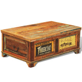 Coffee Table Multicolour Reclaimed wood Medium Rectangular 241092
