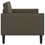 XXL Armchair Brown Faux Leather 42043532