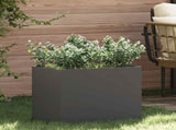 Garden Planter Black 50 x 32 x 40 cm Cold-rolled Steel 876350