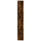 Book Cabinet Smoked Oak 155x24x160 cm 815360
