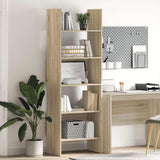 Book Cabinet Sonoma Oak 60x35x180 cm Engineered Wood 803410