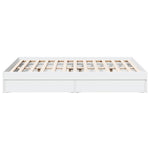Bed Frame with Drawers without Mattress White 140x200 cm 3280657