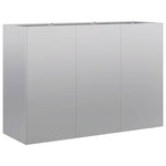 ZNTS Planter 120x40x80 cm Galvanised Steel 860722