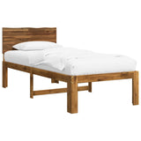 Single Bed Frame with Headboard ROSTOCK Natural 75 x 190 cm 903396