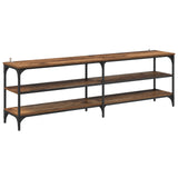 TV Cabinet Old Wood 160 x 30 x 50 cm Engineered Wood and Iron 881288