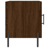 Bedside Cabinets 2 pcs Brown Oak 40x40x50 cm Engineered Wood 827595