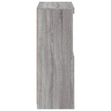 Sideboard with LED Lights Grey Sonoma 60.5x37x100 cm 836670