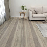 Self-adhesive Flooring Planks 55 pcs PVC 5.11 m Taupe 324649