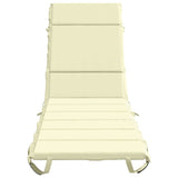 Sunlounger Cushion GEMERT 100% Polyester Cream 200 x 60 x 3 cm 948517
