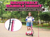 Foldable Electric Kids Scooter, Ride-on for Ages 7-14 Years, Pink T3398P349434