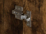 Warderobe with Door Smoke Oak 50 x 50 x 200 cm Engineered Wood 3403018