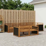 Outdoor Sofa Set 7 pcs Natural 3383462