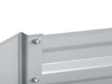 Set of 2 Raised Beds for Garden, Galvanised Steel Outdoor Planters with Multi-reinforced Rods for T3398P377614