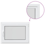 Basement Window RISOR 80 x 55 cm PVC and Glass 42047846