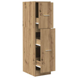Apothecary Cabinet Artisian Oak 30x41x118 cm Engineered Wood 855168