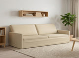 3 Seater Sofa Cream 190 x 81 x 82 cm Fabric 42041113