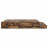 Storage Bed Frame with Drawer Smoked Oak 236.5 x 200 x 31.5 cm 3335625