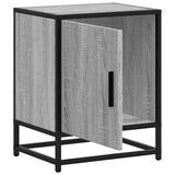 Bedside Cabinets 2 pcs Grey Sonoma 40x31x50 cm Engineered Wood and Metal 848716