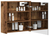 Bathroom Mirror Cabinet Old Wood 43 x 16 x 62.5 cm 889141