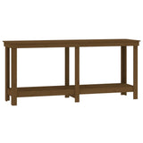 Work Bench Honey Brown 180x50x80 cm Solid Wood Pine 822514