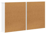 CD Cabinet 2 pcs White 60 x 17 x 92 cm Engineered Wood 8012731