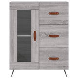 Highboard Grey Sonoma 69,5x34x180 cm Engineered Wood 3189483